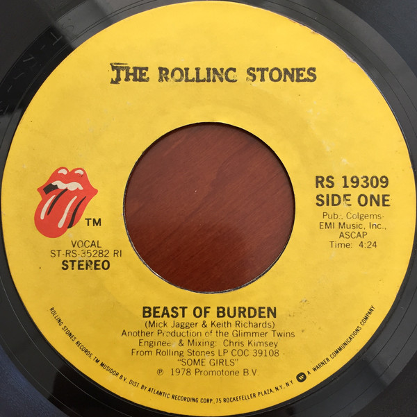 Accords et paroles Beast of Burden The Rolling Stones
