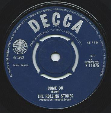 Accords et paroles Come On The Rolling Stones