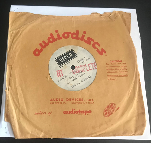 Accords et paroles Cry To Me The Rolling Stones