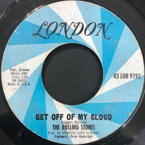 Accords et paroles Get Off of My Cloud The Rolling Stones