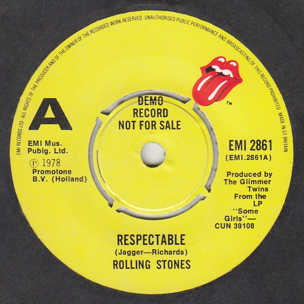 Accords et paroles Respectable The Rolling Stones