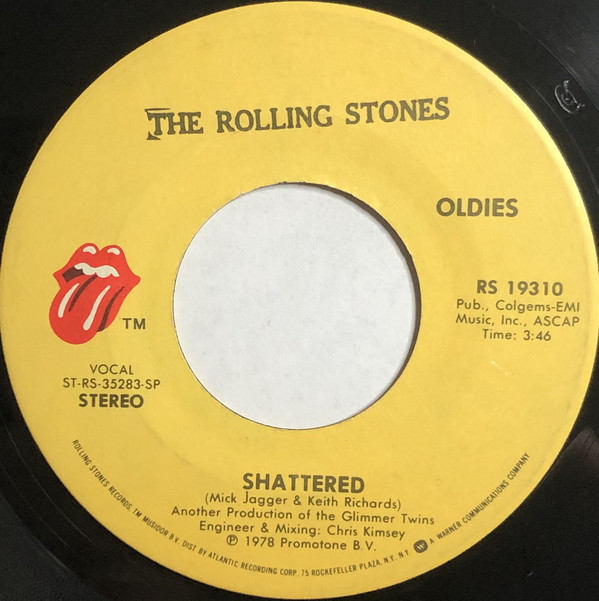 Accords et paroles Shattered The Rolling Stones