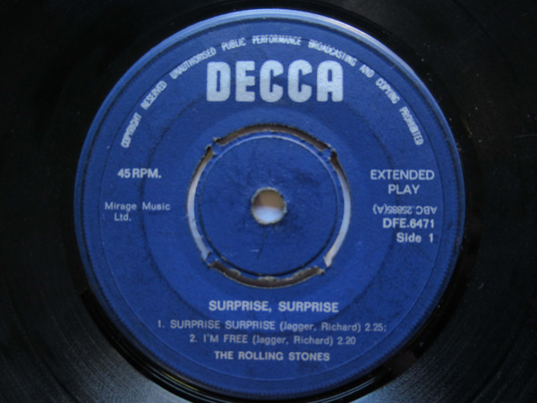 Accords et paroles Surprise Surprise The Rolling Stones