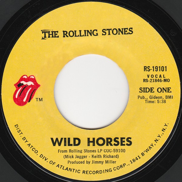 Accords et paroles Wild Horses The Rolling Stones