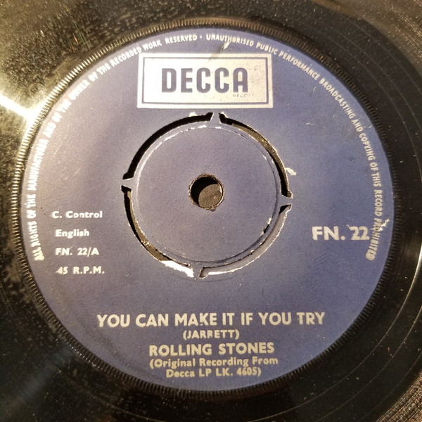 Accords et paroles You Can Make It If You Try The Rolling Stones