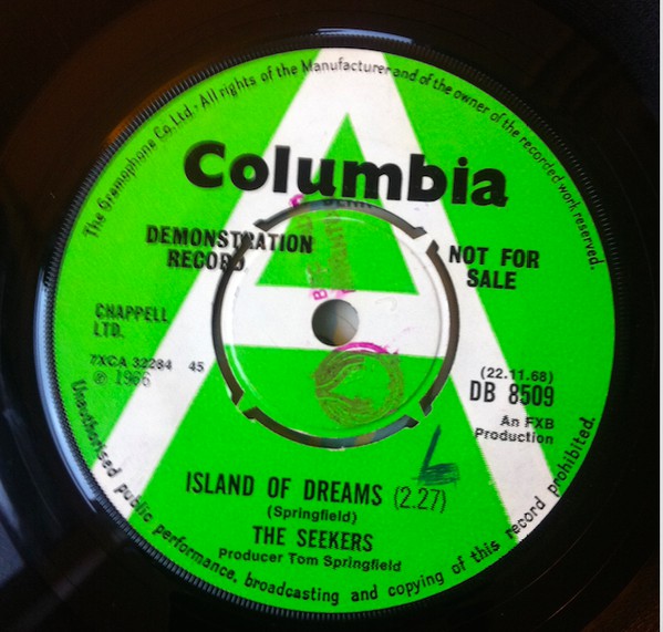 Accords et paroles Island Of Dreams The Seekers