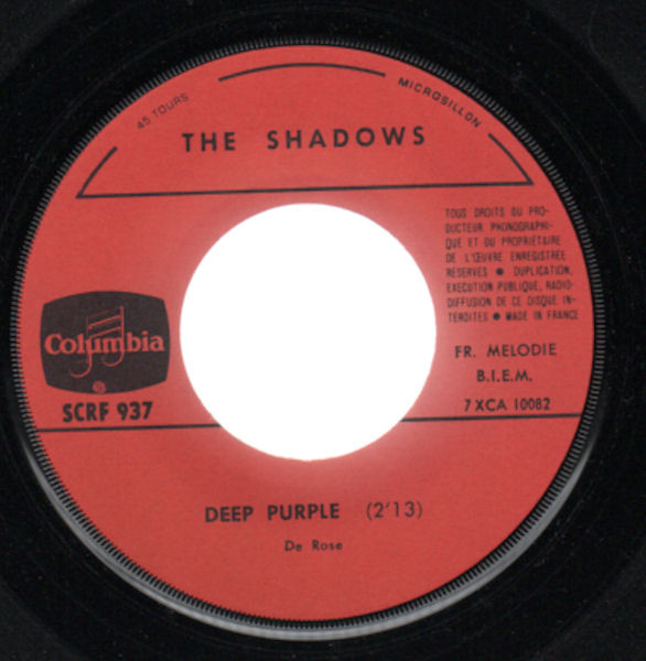 Accords et paroles Deep Purple The Shadows