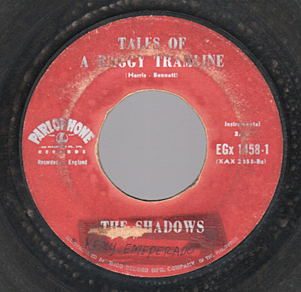 Accords et paroles Rumble The Shadows