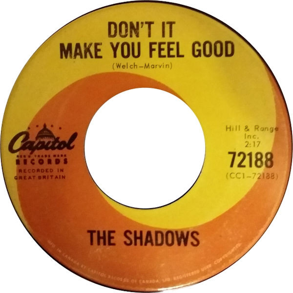 Accords et paroles Thats The Way It Goes The Shadows