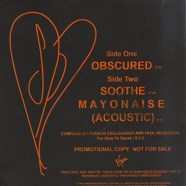 Accords et paroles Obscured The Smashing Pumpkins