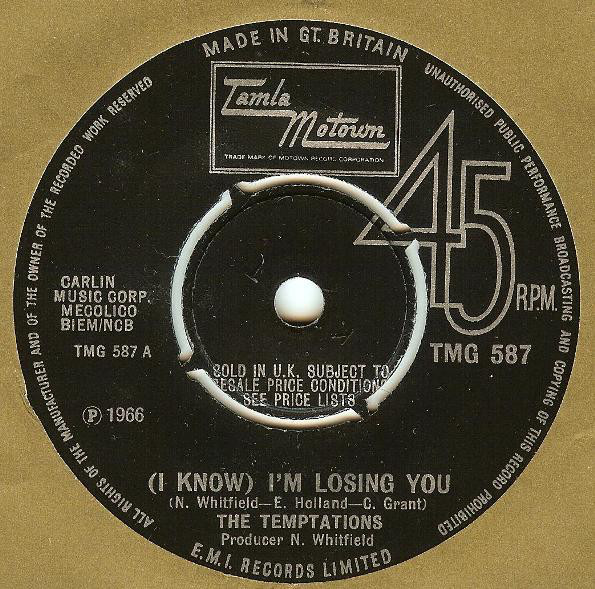 Accords et paroles I Know Im Losing You The Temptations