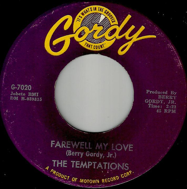 Accords et paroles My Love The Temptations