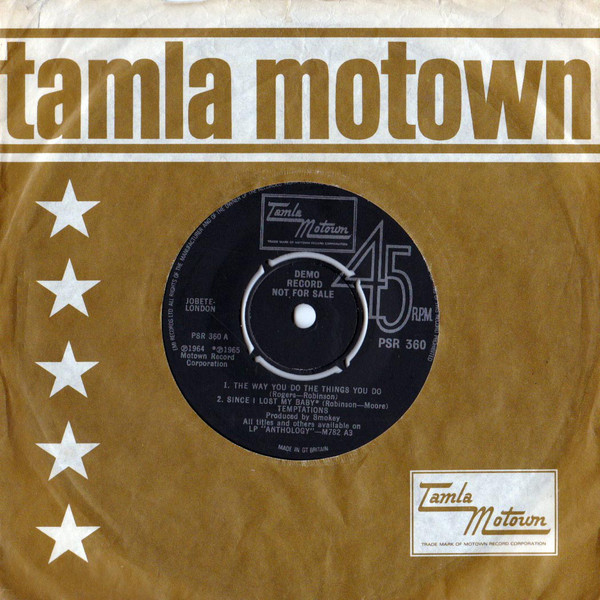 Accords et paroles The Way You Do The Things You Do The Temptations