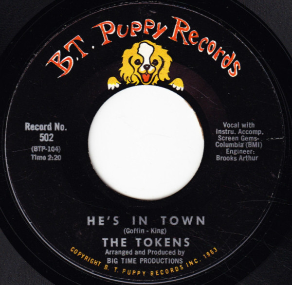 Accords et paroles Hes In Town The Tokens