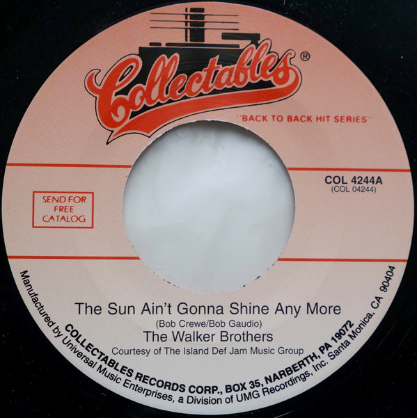 Accords et paroles Here Comes The Night The Walker Brothers