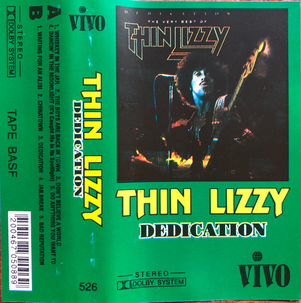 Accords et paroles Dedication Thin Lizzy