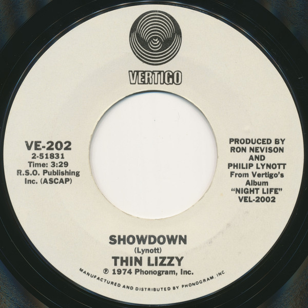 Accords et paroles Showdown Thin Lizzy