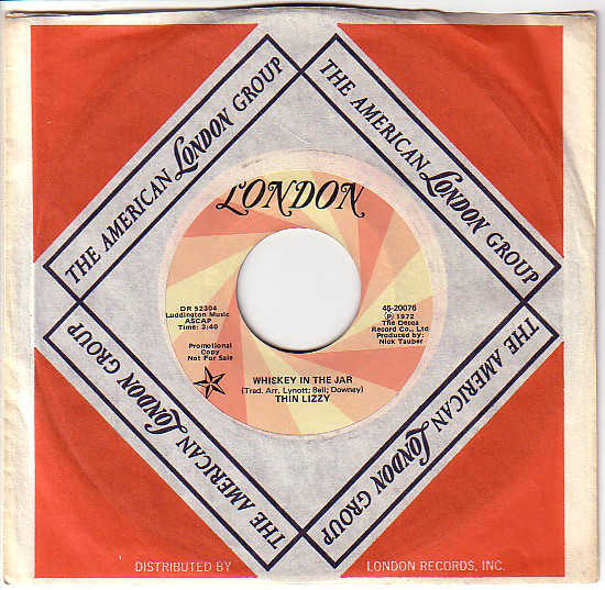 Accords et paroles Whiskey In The Jar Thin Lizzy
