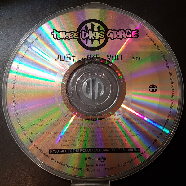 Accords et paroles Just Like You Three Days Grace