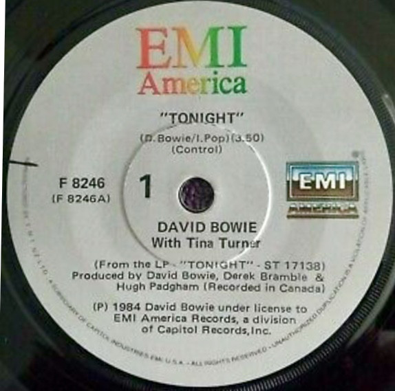 Accords et paroles Tonight Tina Turner