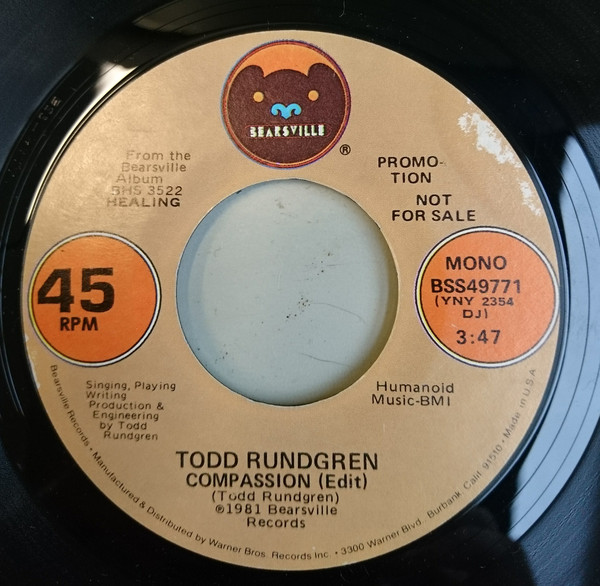 Accords et paroles Compassion Todd Rundgren
