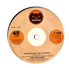 Accords et paroles We Gotta Get You A Woman Todd Rundgren