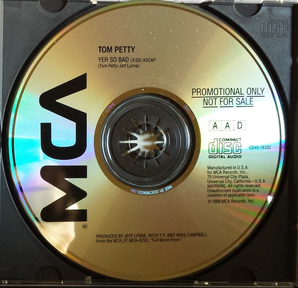 Accords et paroles Yer So Bad Tom Petty
