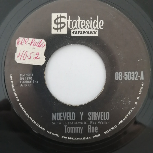 Accords et paroles Stir It Up And Serve It Tommy Roe