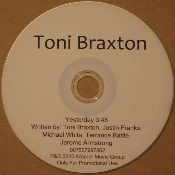Accords et paroles Yesterday Toni Braxton