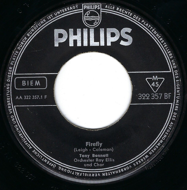 Accords et paroles Firefly Tony Bennett