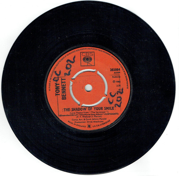 Accords et paroles The Shadow Of Your Smile Tony Bennett