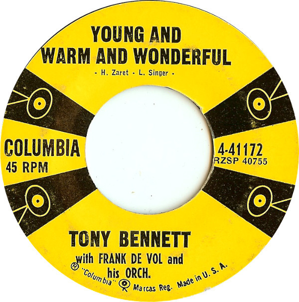 Accords et paroles Young And Warm And Wonderful Tony Bennett