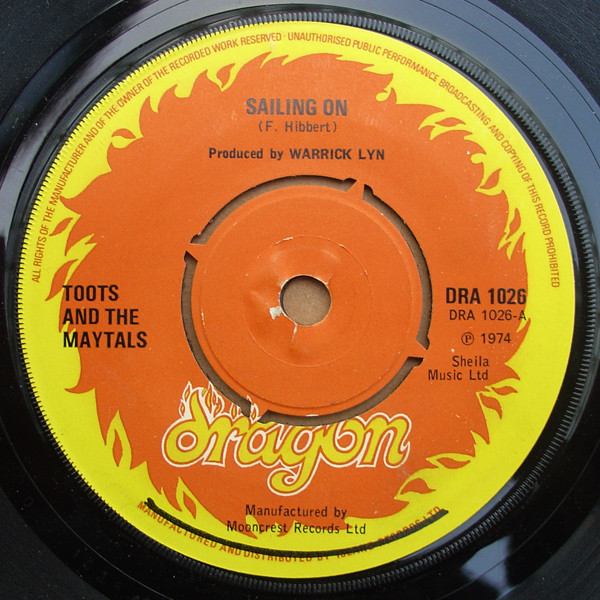 Accords et paroles Sailing On Toots and the Maytals