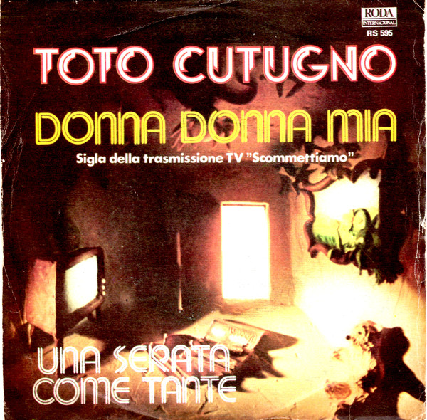 Accords et paroles Donna, donna mia Toto Cutugno