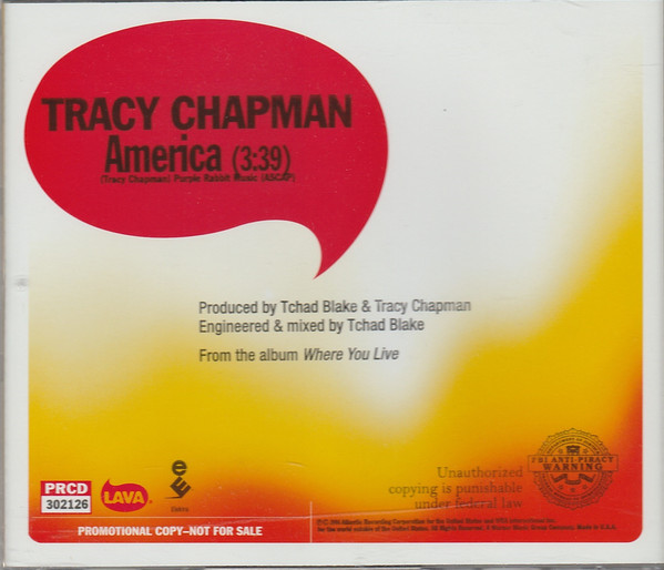 Accords et paroles America Tracy Chapman