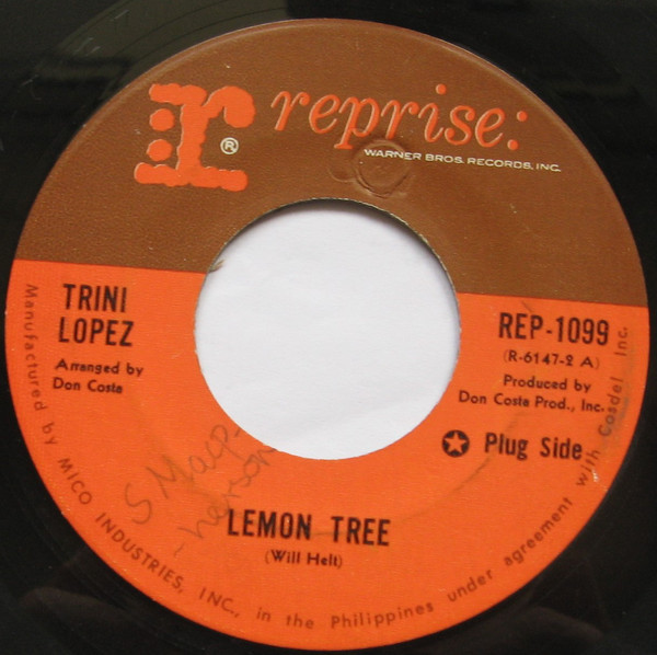 Accords et paroles Beautiful Brown Eyes Trini Lopez