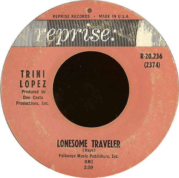 Accords et paroles Kansas City Trini Lopez
