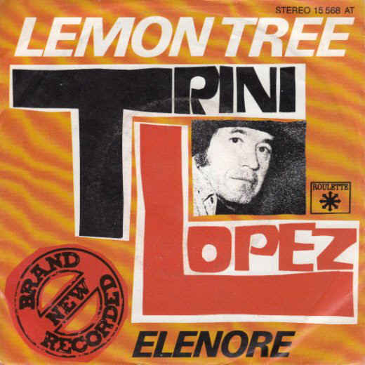 Accords et paroles Lemon Tree Trini Lopez