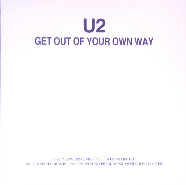 Accords et paroles Get Out Of Your Own Way U2