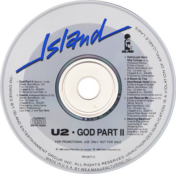 Accords et paroles God Part Ii U2