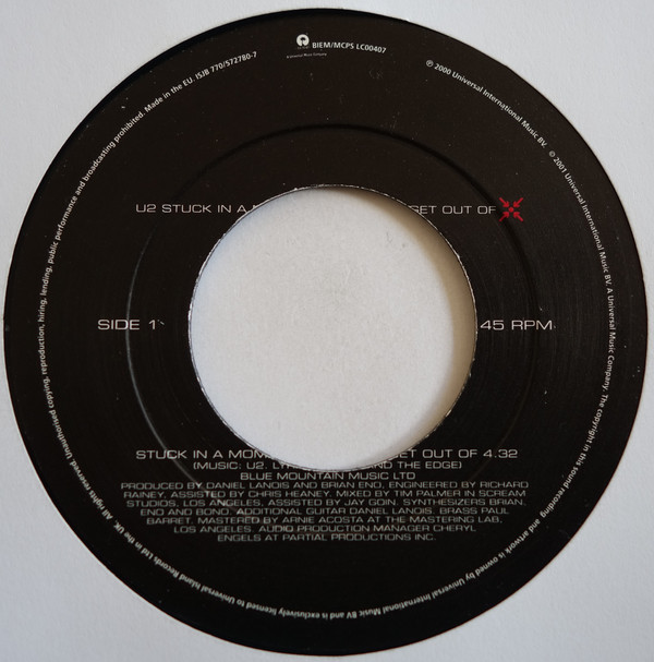 Accords et paroles Stuck In A Moment You Can't Get Out Of U2