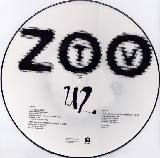Accords et paroles Zoo Station U2