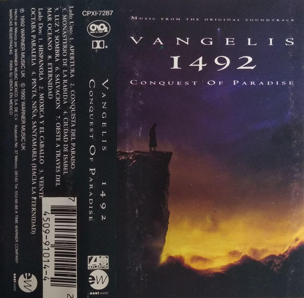 Accords et paroles Conquest of Paradise Vangelis