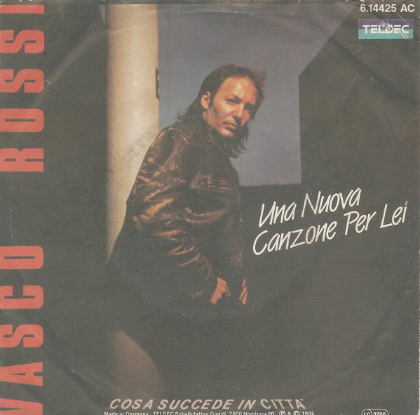 Accords et paroles Una Nuova Canzone Per Lei Vasco Rossi