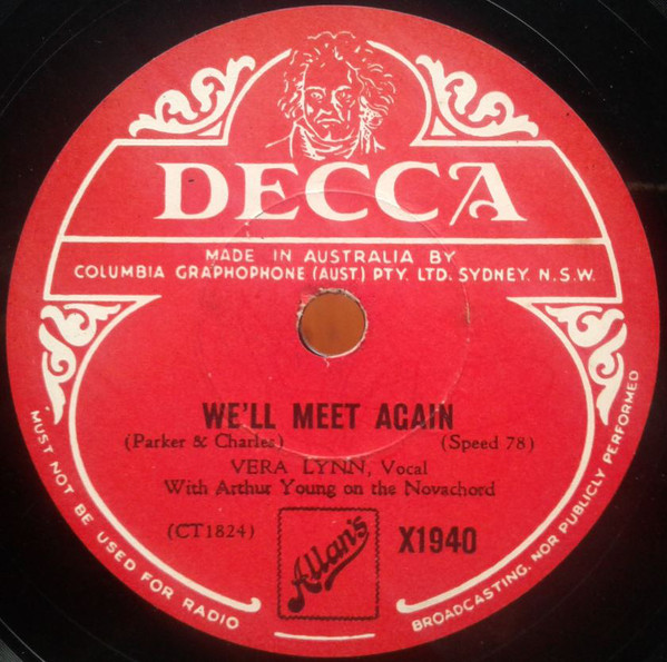 Accords et paroles Mexicali Rose Vera Lynn