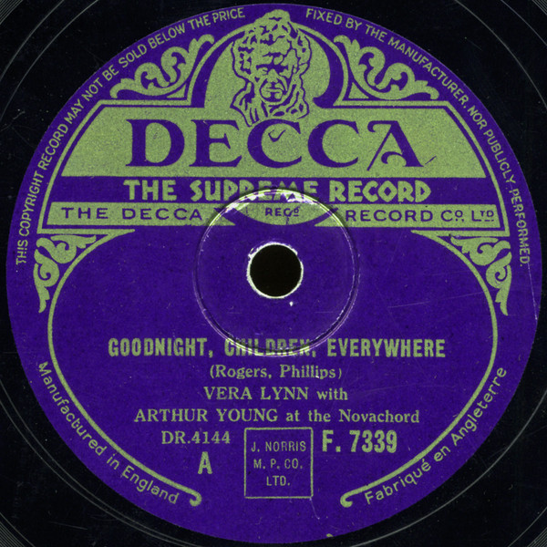 Accords et paroles Over The Rainbow Vera Lynn