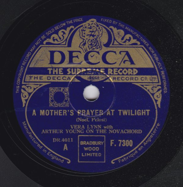 Accords et paroles Wish Me Luck As You Wave Me Goodbye Vera Lynn