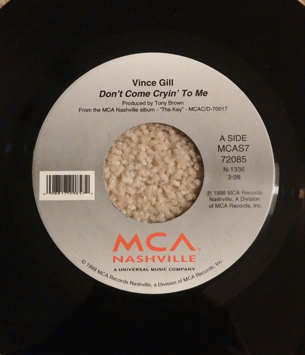 Accords et paroles Don't Come Cryin' To Me Vince Gill