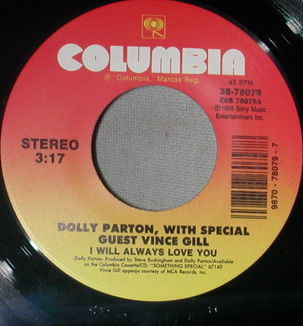 Accords et paroles I Will Always Love You Vince Gill