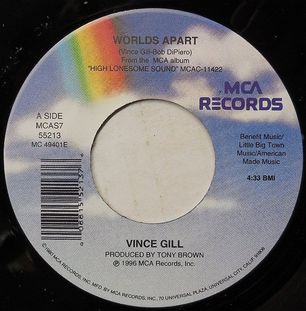 Accords et paroles Worlds Apart Vince Gill